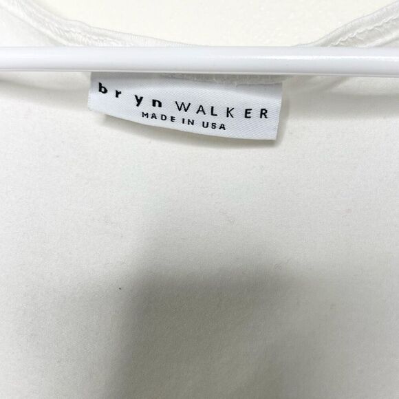 Bryn Walker Una Organic Cotton Asymmetrical Tunic in White - Women’s US M - Picture 5 of 10